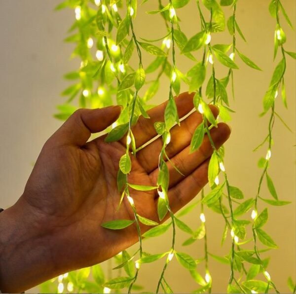 Brilights Artificial Leaf Decorative String Lights with LED Illuminated Leaves